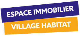 Logo espace immobilier / village habitat